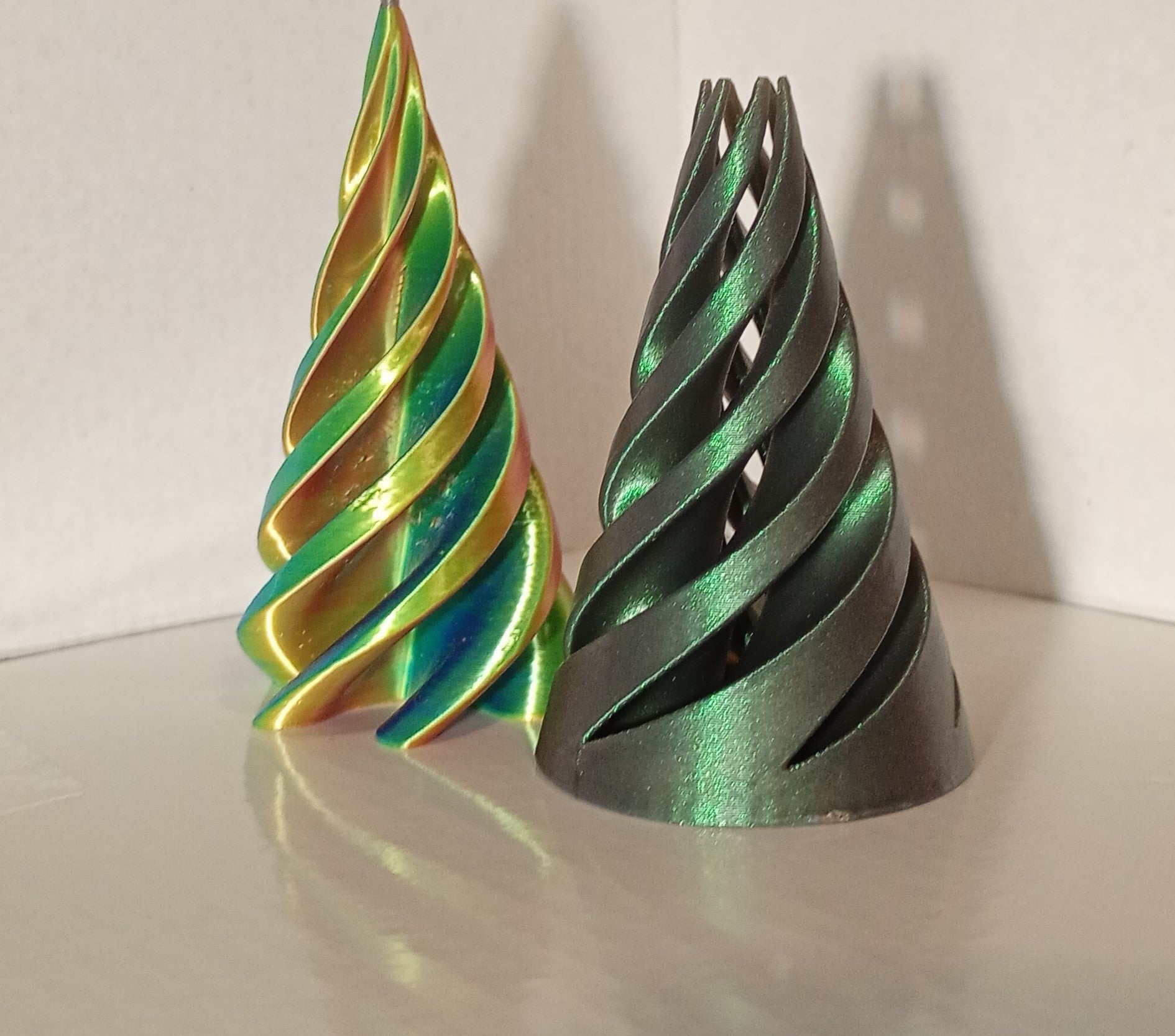 Spiral fidget cone